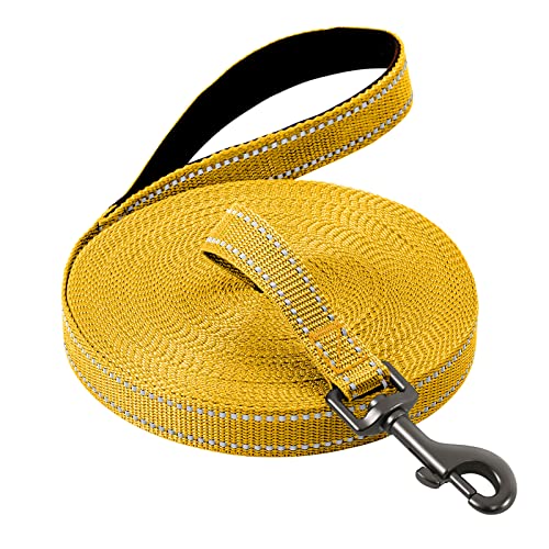 Demigreat Schleppleine für Hunde, 3m / 5m / 10m / 15m / 20m Robuste Lange Hundeleine Reflektierend Trainingsleine mit Gepolsterter Griff und handschlaufe, Ausbildungsleine für Kleine bis Große Hunde Demigreat Schleppleine für Hunde, 3m / 5m / 10m / 15m / 20m Robuste Lange Hundeleine Reflektierend Trainingsleine mit Gepolsterter Griff und handschlaufe, Ausbildungsleine für Kleine bis Große Hunde von Demigreat