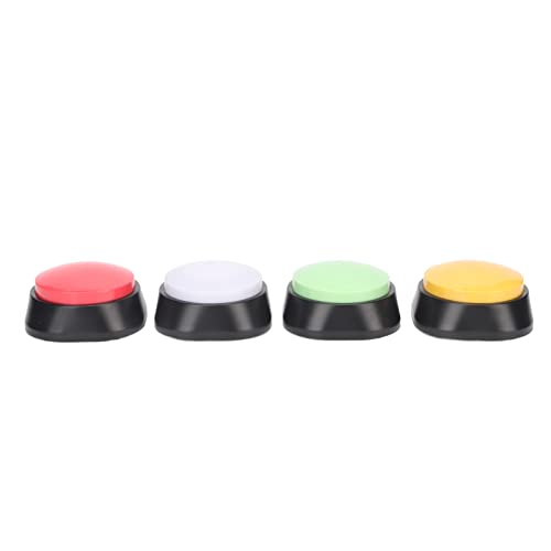 Denash Hundeknöpfe 4PCS -Soundaufzeichnungen für PET -Training, die Häufig für die Kommunikation mit Haustieren Verwendet Werden von Denash