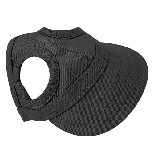 Denash Hundekappe, Haustier-Baseballkappe, Verstellbare Haustier-Streifen-Baseballkappe, für Haustiere (L) von Denash
