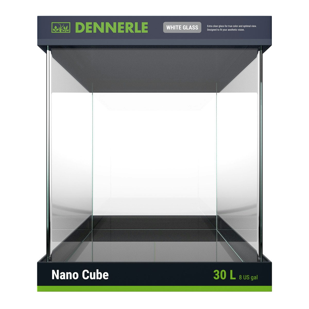 DENNERLE NanoCube 30L Weißglas Aquariumset von Dennerle