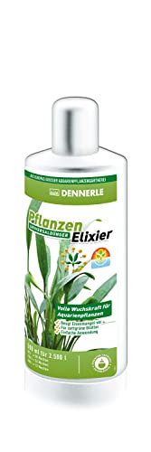 Dennerle 2755 Pflanzen Elixier - Universaldünger für Aquarienpflanzen, für sattgrüne Blätter, 500 ml von Dennerle