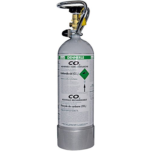 Dennerle 3048 CO2 Mehrwegflasche, 2000 g, grau von Dennerle