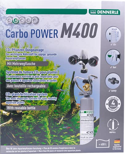 Dennerle Carbo Power M400 - CO2-Düngeset für Aquarien bis 400 Liter von Dennerle