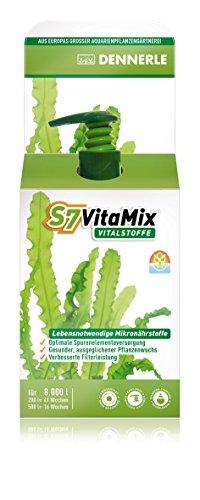 Dennerle 4465 S7 Vita Mix Vitalstoffe für Aquarienpflanzen, 250 ml von Dennerle