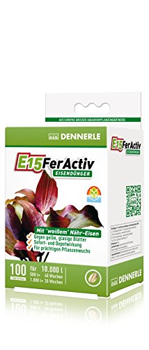 Dennerle E15 FerActiv - Eisendünger für Aquarienpflanzen, 100 Stück von Dennerle