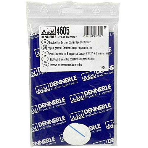 Dennerle 4605 Ersatzteilset Dosator Dosierringe/Membrane von Dennerle