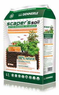 Dennerle 4L Scaper's Soil - aktiver Bodengrund für Pflanzen-Aquarien von Dennerle