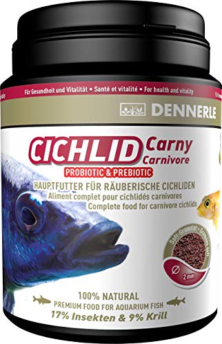 Dennerle Cichlid Carny 1000 ml - Hauptfutter für fleischfressende Cichliden von Dennerle
