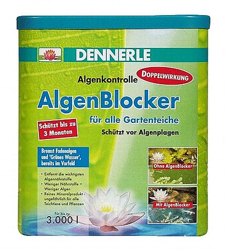 Dennerle AlgenBlocker 3 Liter - Wasserpflege für Gartenteiche - Algenmittel für klare Teiche, Reichweite: 3.000 Liter Dennerle AlgenBlocker 3 Liter - Wasserpflege für Gartenteiche - Algenmittel für klare Teiche, Reichweite: 3.000 Liter von Dennerle