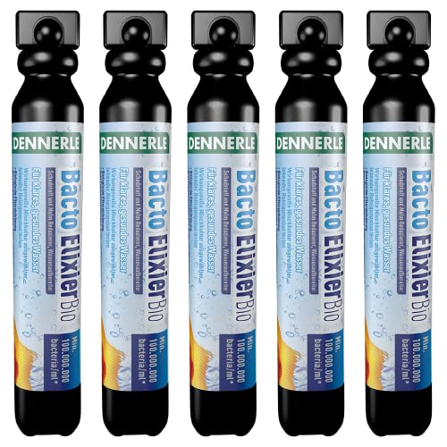 Dennerle Bacto Elixier Bio 5X 50 ml | Wasseraufbereiter für Süßwasser Aquarien | Schadstoff und Mulm Reduzierer von Dennerle