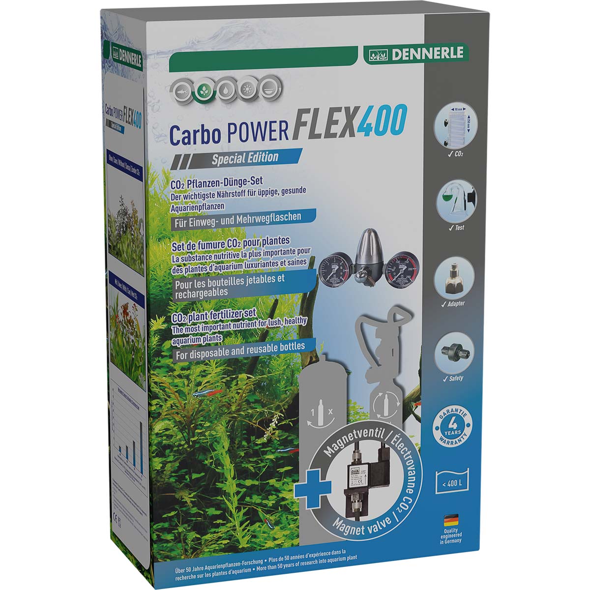 Dennerle CO2 Set Carbo POWER Flex400 Special Edition Dennerle CO2 Set Carbo POWER Flex400 Special Edition von Dennerle