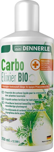 Dennerle Carbo Elixier Bio 250 ml- Flüssiger Kohlenstoff Dünger für üppigen Pflanzenwuchs von Dennerle