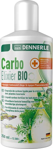 Dennerle Carbo Elixier Bio 250 ml- Flüssiger Kohlenstoff Dünger für üppigen Pflanzenwuchs von Dennerle