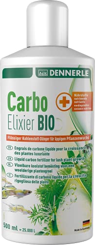 Dennerle Carbo Elixier Bio - Flüssiger Kohlenstoff Dünger für üppigen Pflanzenwuchs (500 ml) von Dennerle
