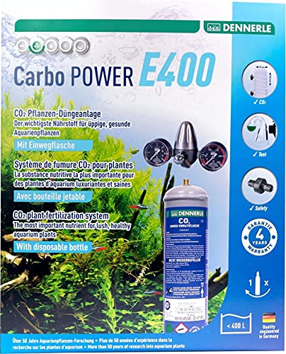 Dennerle Carbo Power E400 - CO2-Düngeset für Aquarien bis 400 Liter von Dennerle
