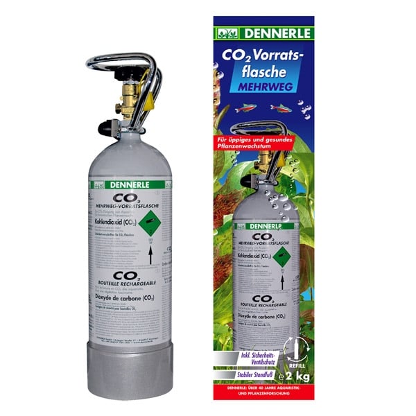 Dennerle Classic-Line CO2 Mehrweg-Vorratsflasche 2kg von Dennerle