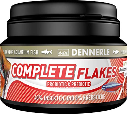 Dennerle Complete Flakes 100 ml - Hauptfutter für alle Zierfische in Flakes-Form von Dennerle