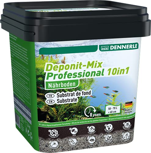 Dennerle Deponit-Mix Professional 10in1-2,4 kg Multi-Mineral Nährboden für Aquarien von Dennerle