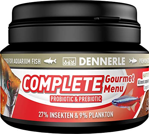 Dennerle Fischfutter Complete Gourmet Menu 100 ml - Hauptfutter für Zierfische in Granulatform von Dennerle
