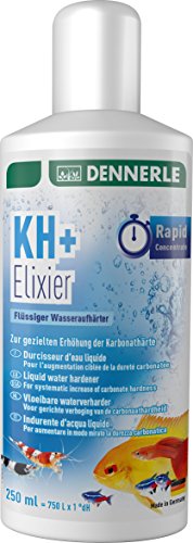 Dennerle KH+ Elixier, Flüssiger Wasseraufhärter zur gezielten Erhöhung der Karbonathärte, 250 ml von Dennerle