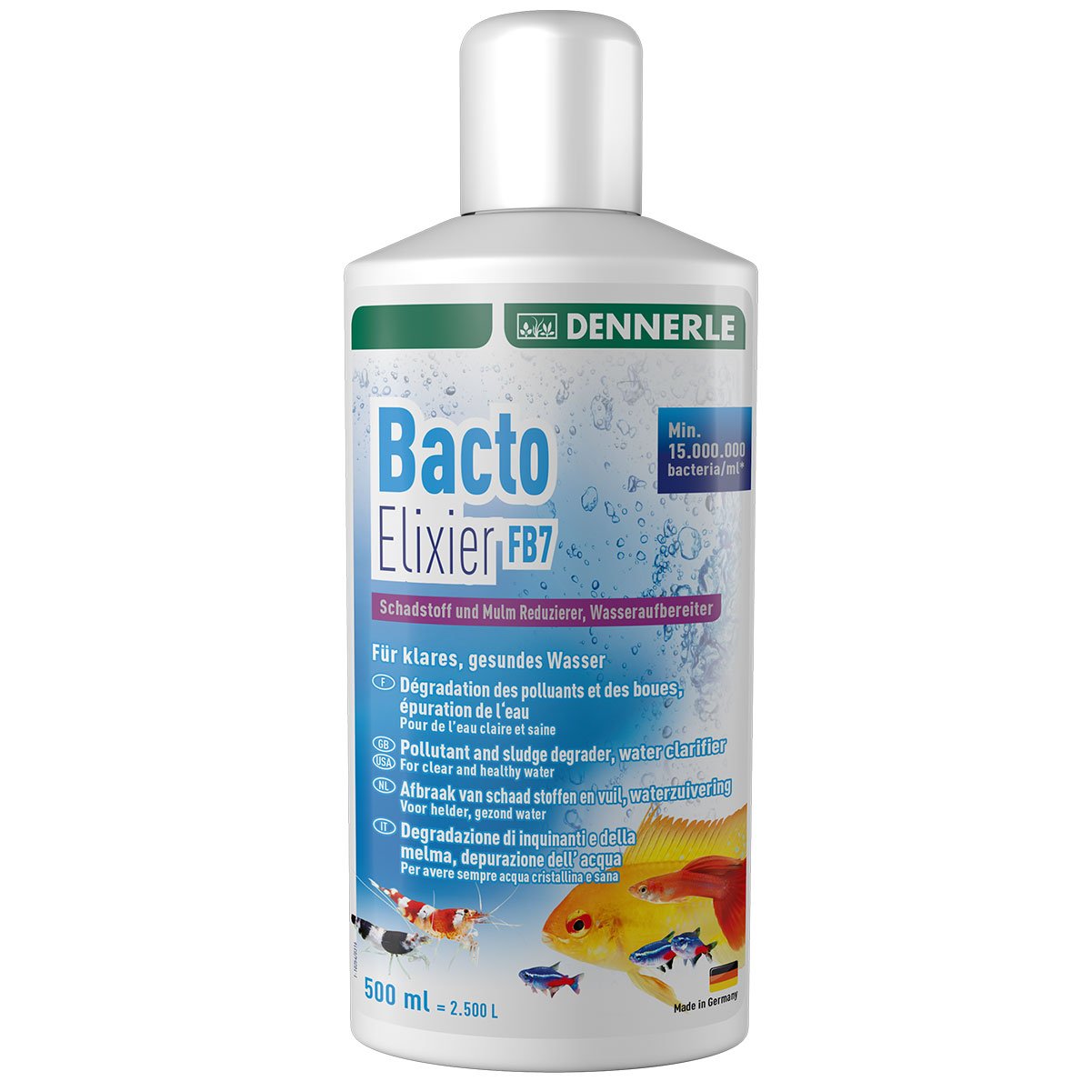 Dennerle Klarwasser-Filterbakterien Bacto Elixier FB7 500ml von Dennerle
