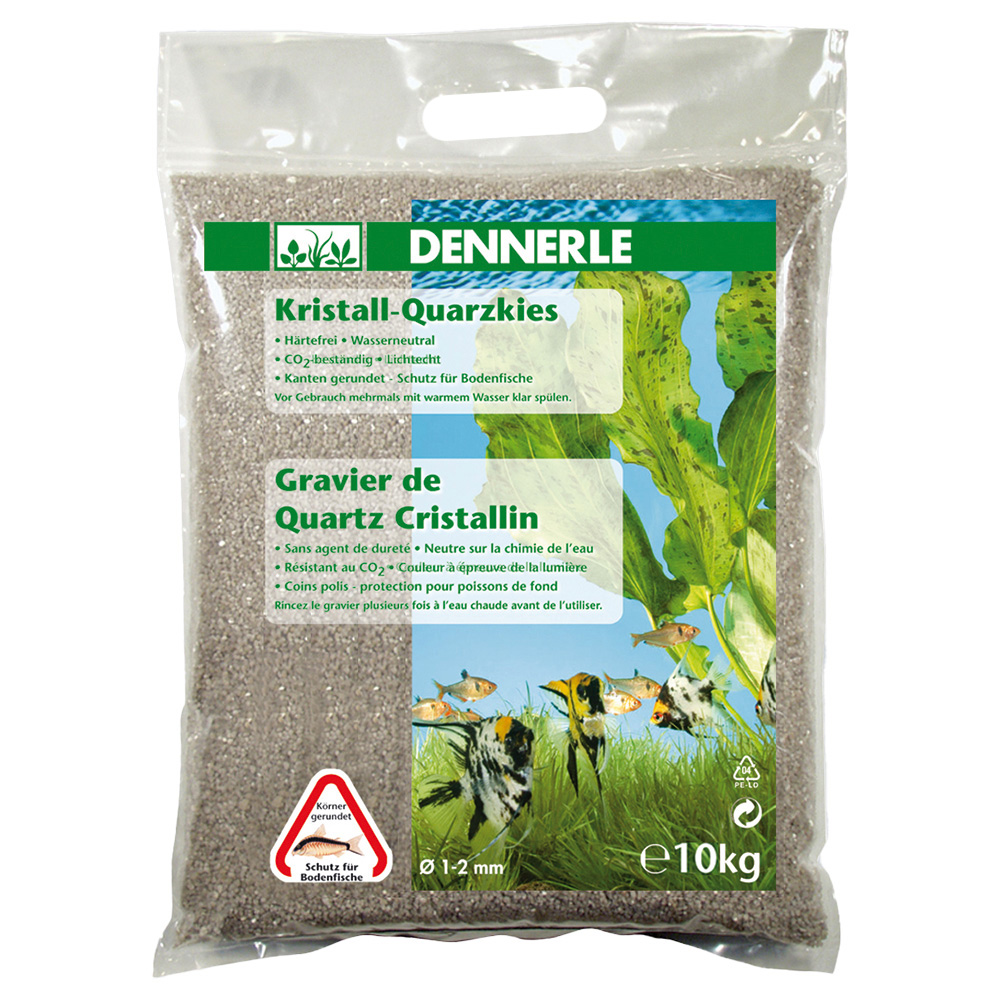 Dennerle Kristall-Quarzkies 1-2 mm (10 kg) - naturweiß von Dennerle