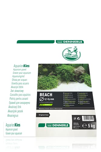 Dennerle Naturkies Plantahunter Beach 0,1-0,6 mm - Aquarienkies, Bodengrund fürs Aquarium von Dennerle