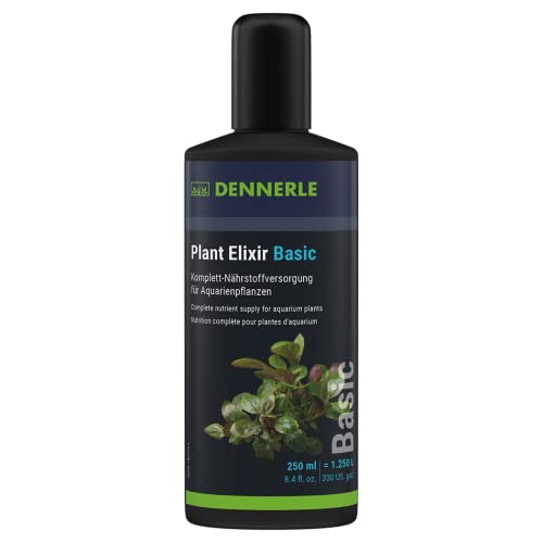 Dennerle Plant Elixir Basic, 250 ml - Komplett-Nährstoffversorgung für Aquarienpflanzen, Universaldünger für sattgrüne Blätter Dennerle Plant Elixir Basic, 250 ml - Komplett-Nährstoffversorgung für Aquarienpflanzen, Universaldünger für sattgrüne Blätter von Dennerle
