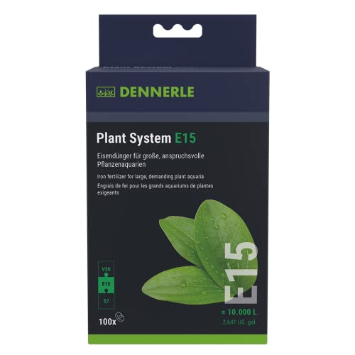 Dennerle Plant System E15, 100 Stück - Eisendünger für große, anspruchsvolle Pflanzenaquarien von Dennerle