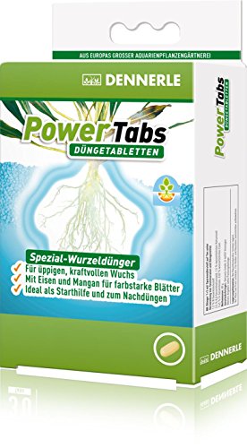 Dennerle PowerTabs Düngetabletten, Spezial Dünger für Aquarienpflanzen - für üppigen, kraftvollen Pflanzenwuchs (10 Stück) von Dennerle