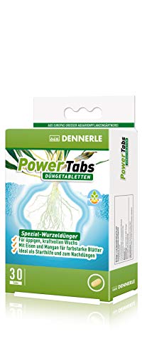 Dennerle PowerTabs Düngetabletten, Spezial Dünger für Aquarienpflanzen - für üppigen, kraftvollen Pflanzenwuchs (30 Stück) von Dennerle