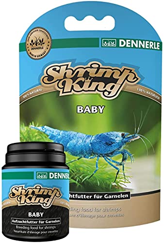 Dennerle Shrimp King Baby 35 g - Aufzuchtfutter für Garnelen - mit Grünlippmuschel und Spirulina von Dennerle
