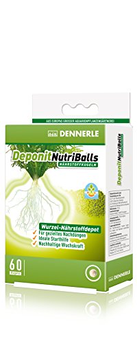 Dennerle Deponit NutriBalls - Der Universal-Wurzeldünger für Aquarienpflanzen - 60 Stück von Dennerle