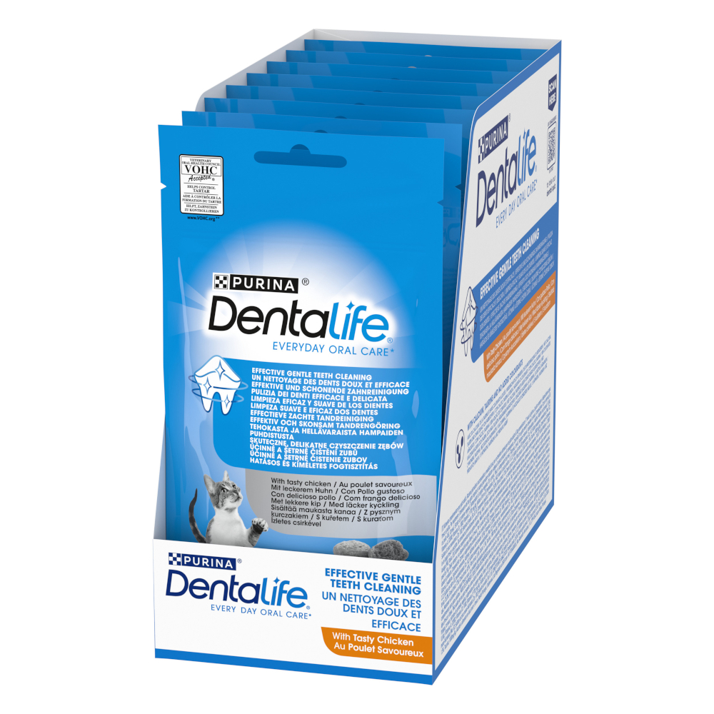 3 + 1 gratis! 4 x 140 g / 320 g PURINA Dentalife Tägliche Zahnpflege-Snacks - 4 x 320 g mit Huhn 3 + 1 gratis! 4 x 140 g / 320 g PURINA Dentalife Tägliche Zahnpflege-Snacks - 4 x 320 g mit Huhn von Dentalife