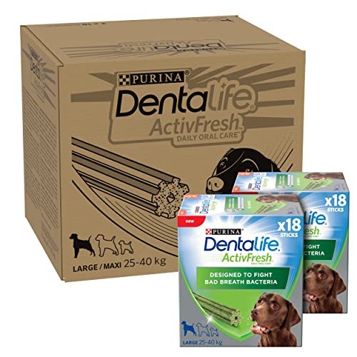 Dentalife ActivFresh Large Dog Treat Dental Stick 36 Sticks von Dentalife