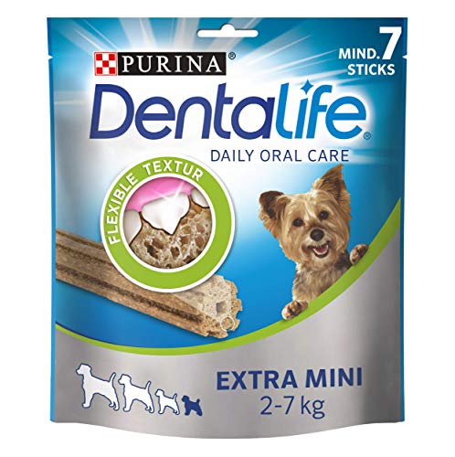 Dentalife Dentalife PURINA Dentalife Hunde-Zahnpflege-Snacks für kleine bis große Hunde, reduziert Zahnsteinbildung, 5er oder 6er Pack von Dentalife