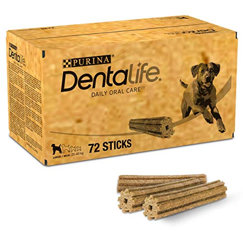 PURINA Dentalife Multipack Hunde-Zahnpflege-Snacks reduziert Zahnsteinbildung Maxi 72 Stück von Dentalife