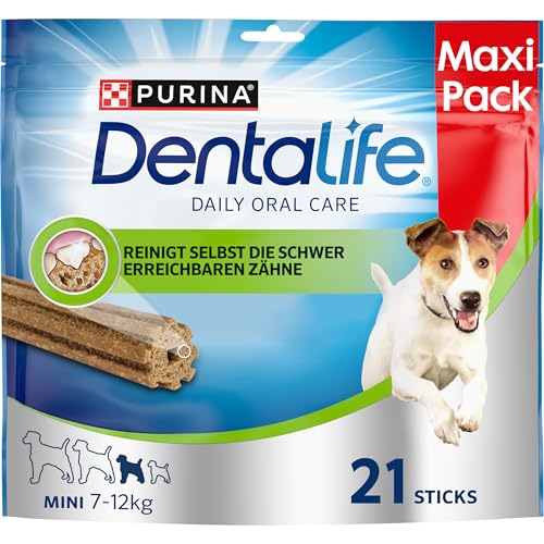 Dentalife Dentalife PURINA Dentalife Hunde-Zahnpflege-Snacks im Maxipack für kleine bis große Hunde, reduziert Zahnsteinbildung kleine Hunde, 5 x 345 g von Dentalife