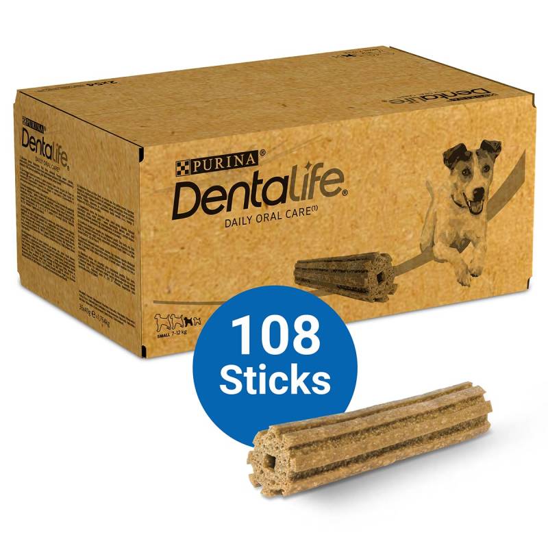 PURINA DENTALIFE Tägliche Zahnpflege-Snacks für kleine Hunde 2x54 Sticks von Dentalife