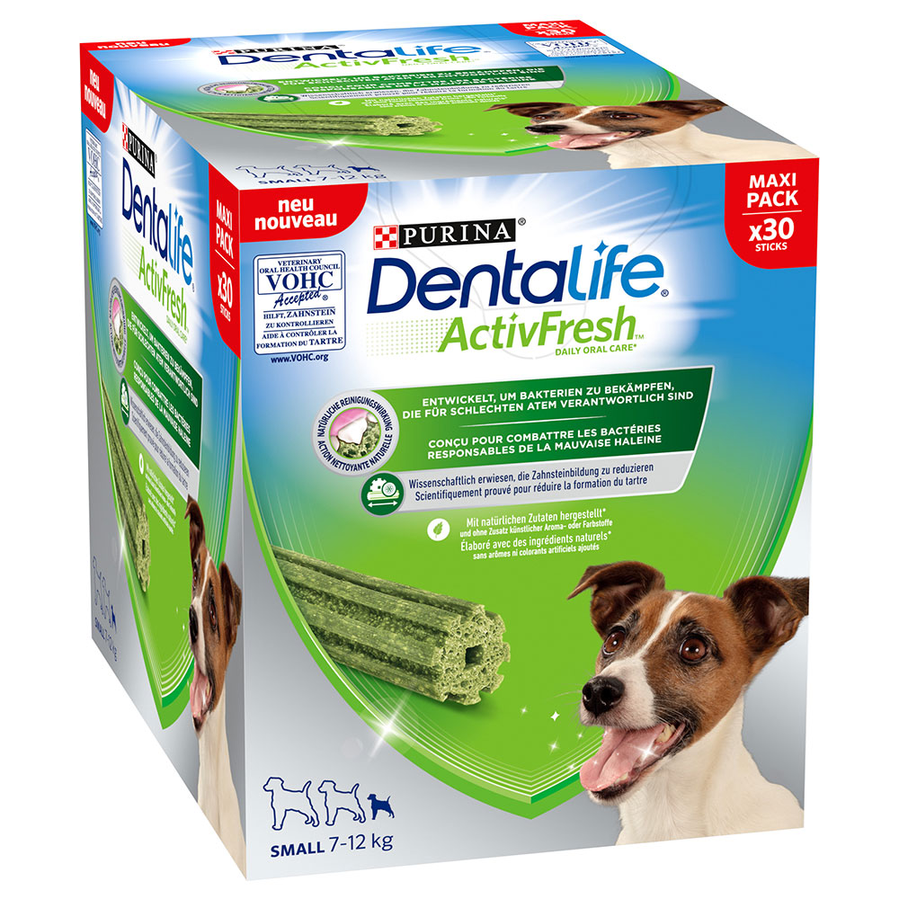 Purina Dentalife Active Fresh Tägliche Zahnpflege-Snacks für kleine Hunde - 30 Sticks von Dentalife