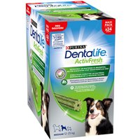 PURINA Dentalife Active Fresh Tägliche Zahnpflege-Snacks für mittelgroße Hunde - 24 Sticks von Dentalife