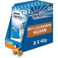 PURINA Dentalife Tägliche Katzen-Zahnpflege-Snacks Huhn - 16 x 40 g von Dentalife