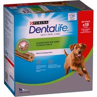 PURINA Dentalife Tägliche Zahnpflege-Snacks für große Hunde - 18 Sticks (6 x 106 g) von Dentalife