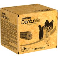 PURINA Dentalife Tägliche Zahnpflege-Snacks für mittelgroße Hunde - 48 Sticks (16 x 69 g) von Dentalife