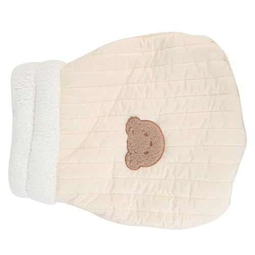 Depisuta Katze Katze Schlafsack, weiche warme kuschelige Katze Winterschlafsack selbst wärmende Katze Höhle Bett bedeckt Katze Tunnel Bett zum Schlafen entspannen Spielen (M) von Depisuta