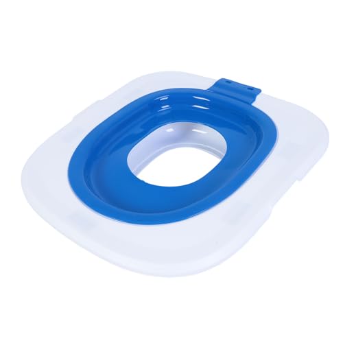 Depisuta Katzen -Toilettentrainingskit, Abnehmbares Cat -Toilettentrainingssystem, Plastik Wiederverwendbarer Katzen -Toilettentrainer, Cat Toilettentrainingssitz Tool für (Blue) von Depisuta