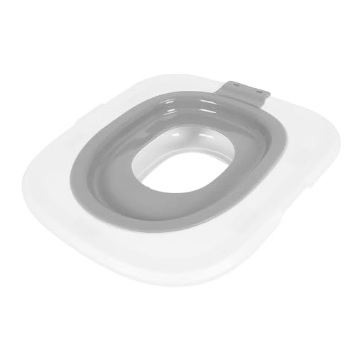 Depisuta Katzen -Toilettentrainingskit, Abnehmbares Cat -Toilettentrainingssystem, Plastik Wiederverwendbarer Katzen -Toilettentrainer, Cat Toilettentrainingssitz Tool für (Grey) von Depisuta