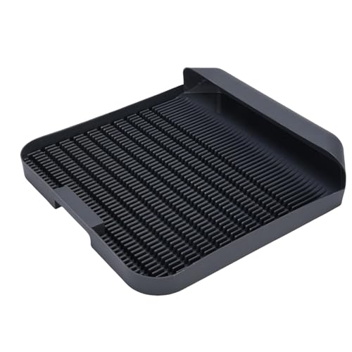 Depisuta Katzentoilettenrampe, 14.69x14.57in Kätzchen Tretschemel, leicht zu reinigen, doppelte Schicht Streufalle mit Filterfunktion für kleine & ältere Katzen (Gray) von Depisuta