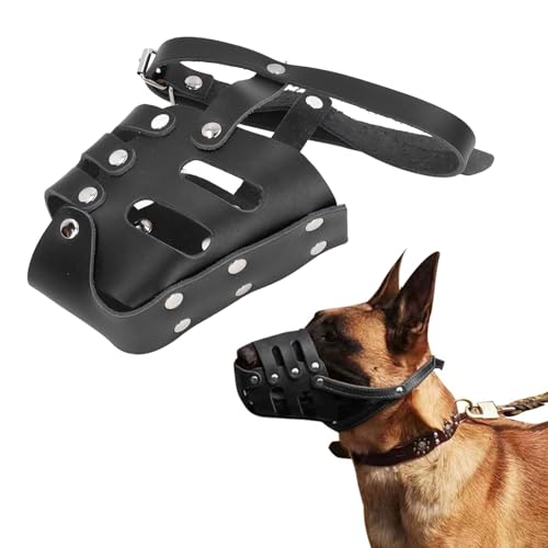 Hundemaulkorb, Korbmaulkorb aus Kunstleder Zum Beißen und Kauen, Humane Käfig-Mundabdeckung, Hundetrainingsmaulkorb, Weiche Netzmaulkörbe für Kleine und Mittelgroße Hunde Hundemaulkorb, Korbmaulkorb aus Kunstleder Zum Beißen und Kauen, Humane Käfig-Mundabdeckung, Hundetrainingsmaulkorb, Weiche Netzmaulkörbe für Kleine und Mittelgroße Hunde von Depisuta