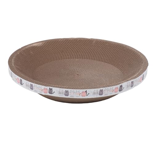Katzenkratzbrett aus Pappe, Katzenkratzbrett aus Wellpappe, Lounge-Katzenbetten, Möbelschutz für Couch, Teppiche, Sofas. Cat Scratch Pad Bowl Nest für Indoor-Katzen, die Ihre Katzenkratzbrett aus Pappe, Katzenkratzbrett aus Wellpappe, Lounge-Katzenbetten, Möbelschutz für Couch, Teppiche, Sofas. Cat Scratch Pad Bowl Nest für Indoor-Katzen, die Ihre von Depisuta
